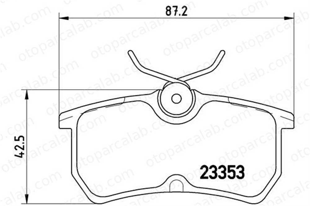 BREMBO P 24 047 Fren Disk Balata Arka FORD FIESTA VI FOCUS I C1BC2M008AC 98AB2M008BA