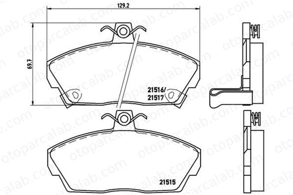 BREMBO P 28 020 Fren Disk Balata Ön ROVER 400 II 200 II Hatchback 45022S6DE51 45022S74E10
