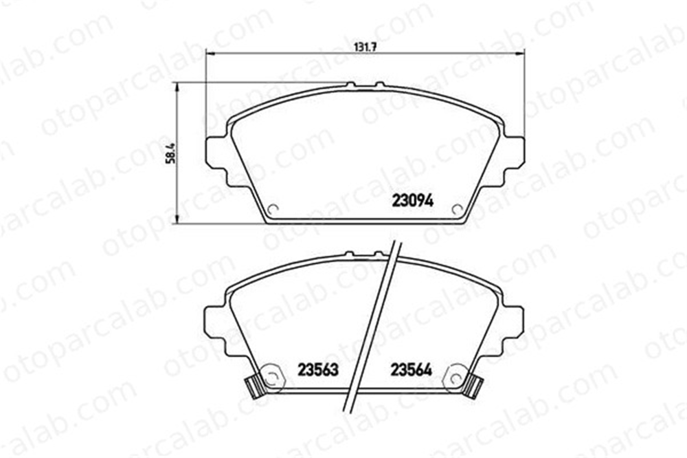 BREMBO P 28 029 Fren Disk Balata Ön NISSAN PRIMERA PRIMERA Hatchback 410604U126 410604U125