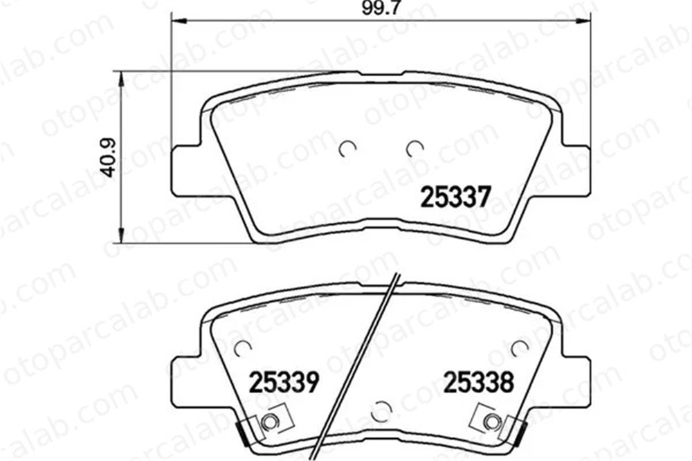 BREMBO P 30 094X Fren Disk Balata Ön HYUNDAI i30 i30 Station wagon 58302A6A30 583022VA50