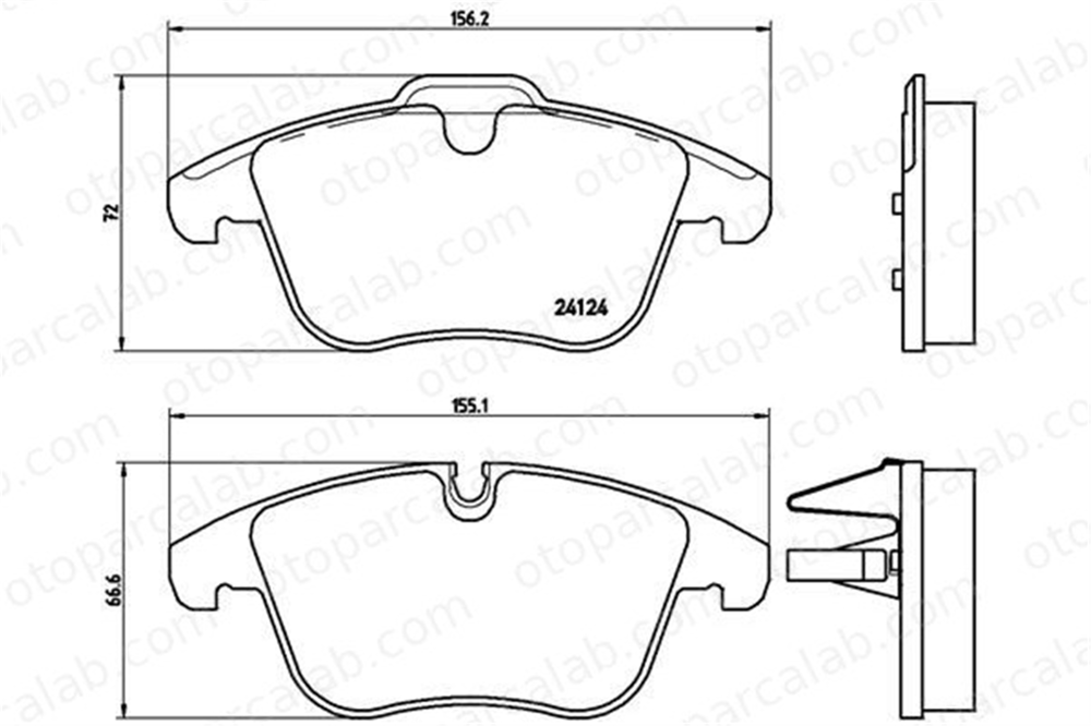 BREMBO P 36 022 Fren Disk Balata Ön JAGUAR XF I XJ C2C42014 C2C039929
