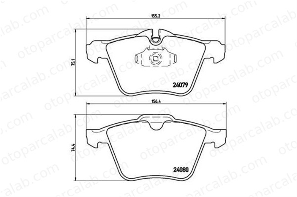 BREMBO P 36 027 Fren Disk Balata Ön JAGUAR XF I XJ C2Z32076 2C2C40926