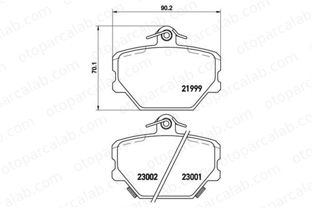 BREMBO P 50 038 Fren Disk Balata Ön SMART FORTWO Coupe FORTWO Cabrio A4514210110 1431V0030000