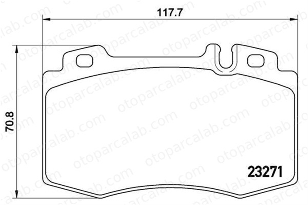 BREMBO P 50 041 Fren Disk Balata Ön MERCEDES-BENZ SL S-SERISI A1634201020 34200520