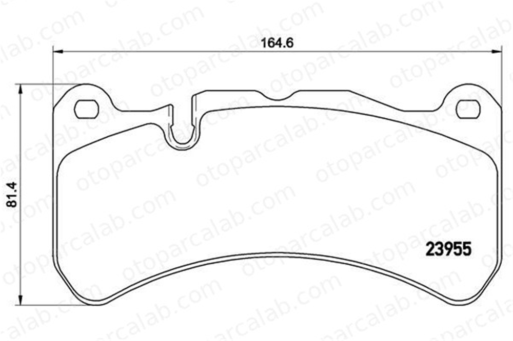 BREMBO P 50 092 Fren Disk Balata Ön MERCEDES-BENZ CLK MASERATI GRANCABRIO A0054203920 980139070