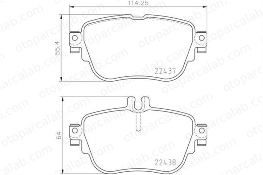 BREMBO P 50 136 Fren Disk Balata Arka MERCEDES-BENZ E-SERISI E-SERISI T-Model A0004209203 4206000