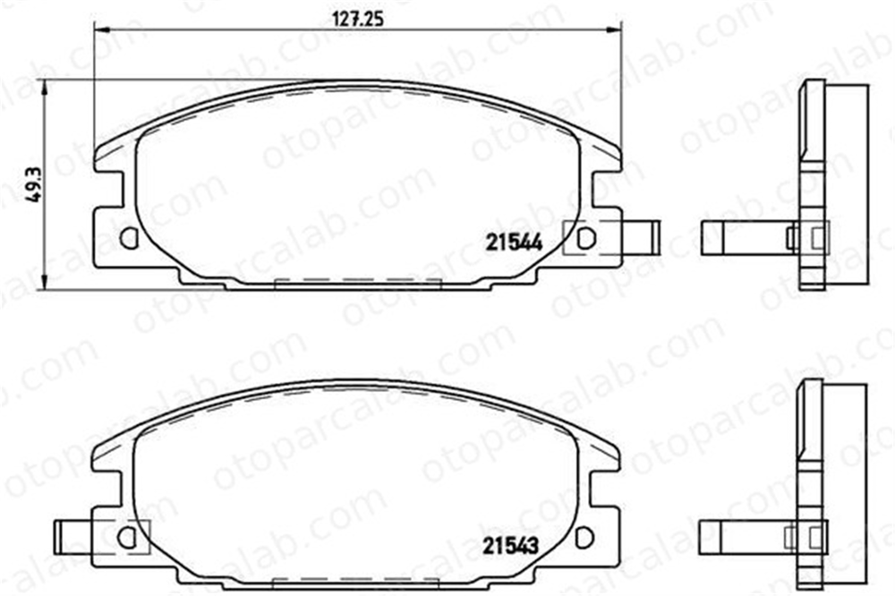 BREMBO P 59 015 Fren Disk Balata Ön OPEL CAMPO ISUZU KB 1605825 90541257