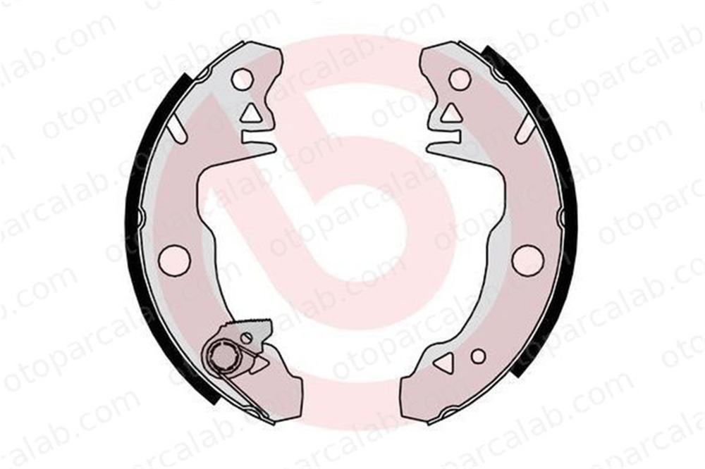 BREMBO S 68 509 El Fren Balatası RENAULT 5 CITROËN VISA 423846 7701200962