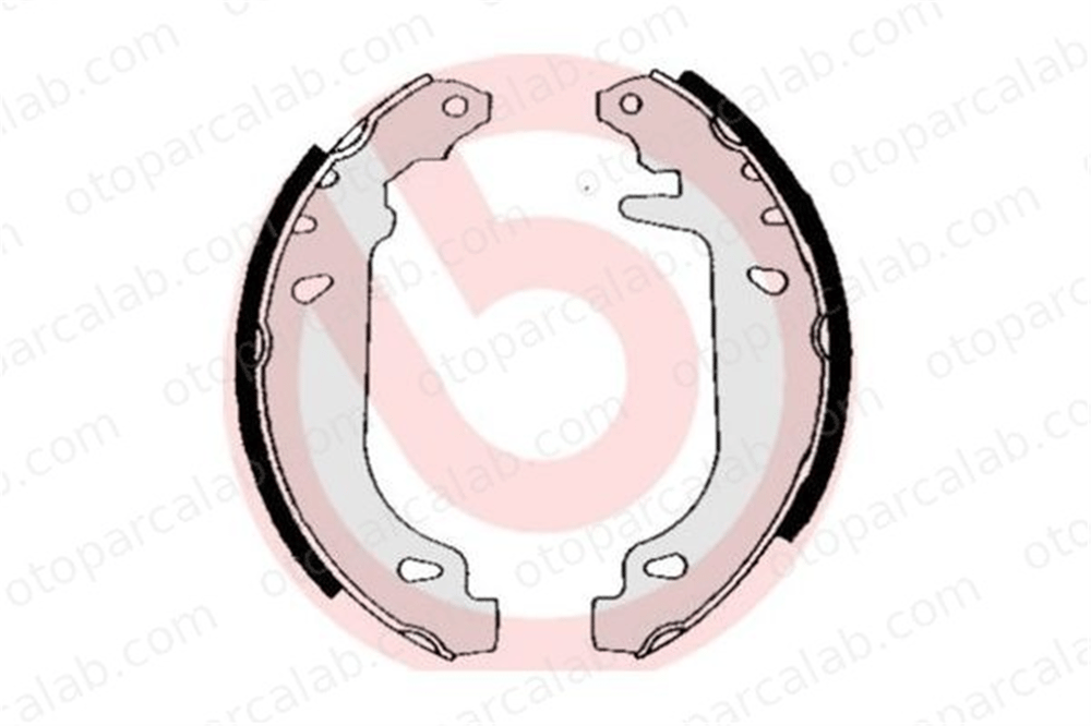 BREMBO S 68 520 Fren Pabuçlu Balata Arka RENAULT 19 II Chamade CLIO I 7701202820 7701202542