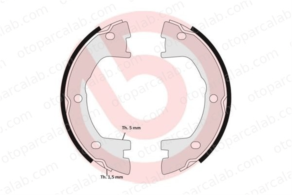 BREMBO S A6 506 El Fren Balatası IVECO DAILY III Platform şasi DAILY III Panelvan/Van 1906403 5001844749