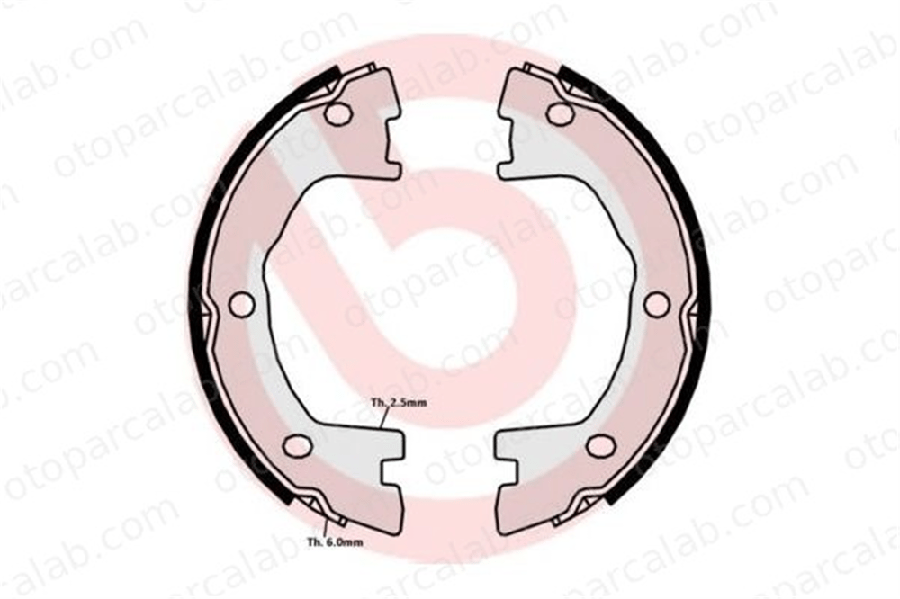 BREMBO S A6 508 El Fren Balatası IVECO DAILY IV Platform şasi DAILY IV Panelvan/Van 2992568 2995758