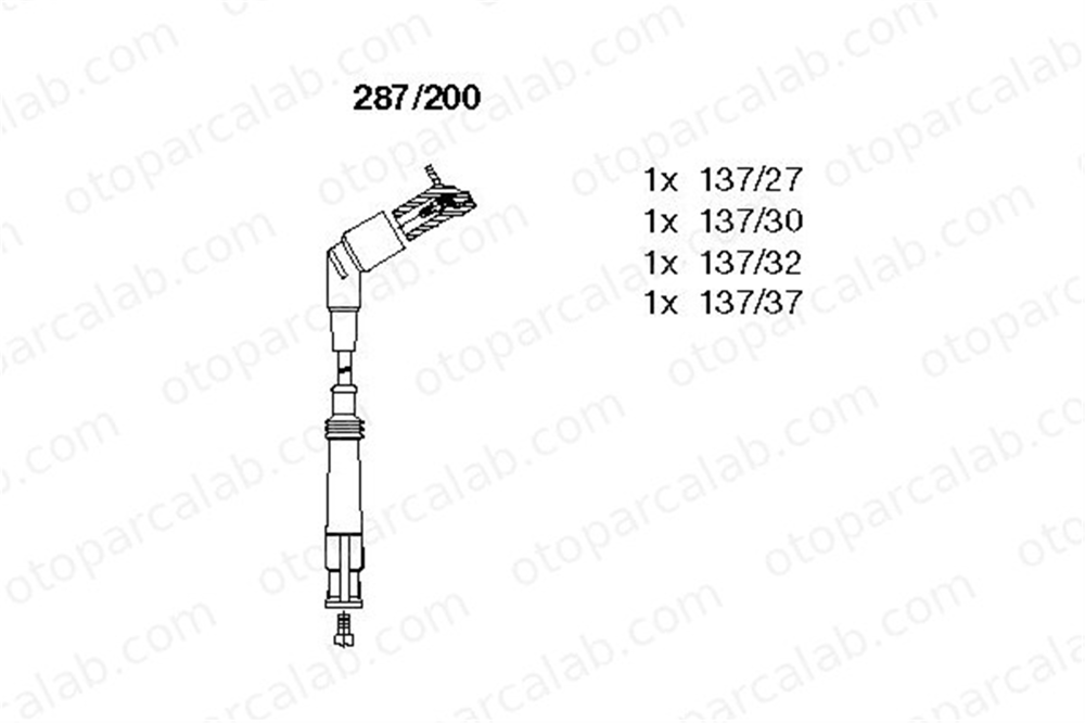 BREMI 287/200 Buji Kablosu BMW 3 Compact 3 Coupe 12121247361 1247361