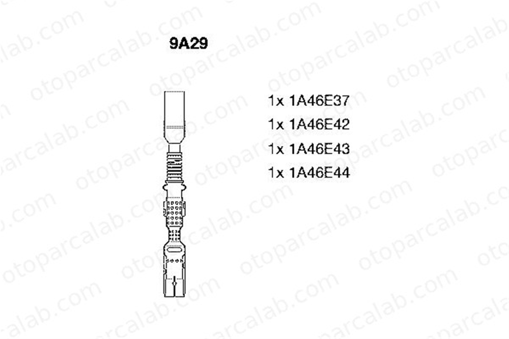 BREMI 9A29 Buji Kablosu MERCEDES-BENZ B-SERISI Sports Tourer A-SERISI A2661500718 2661500118