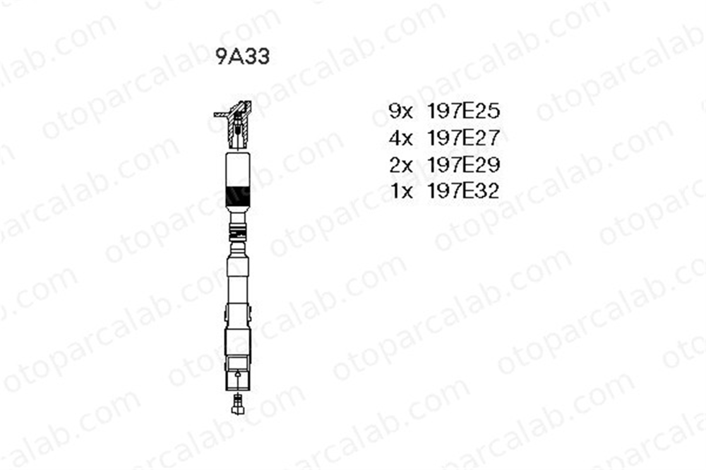 BREMI 9A33 Buji Kablosu MERCEDES-BENZ S-SERISI CLK Cabrio A0300891488 1121500318