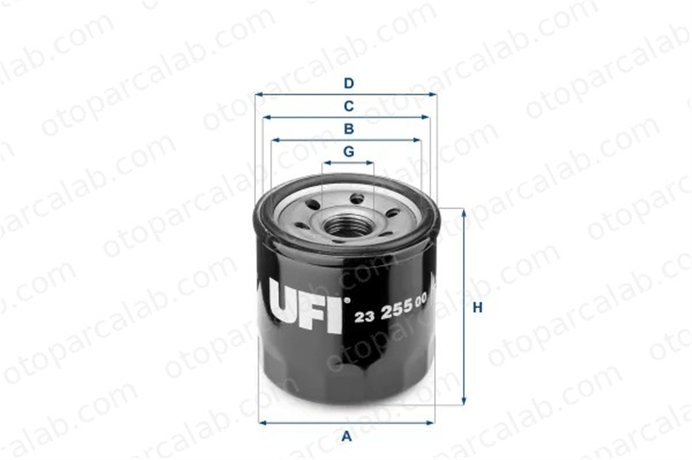 BSG 16-140-002 Yağ Filtresi PIAGGIO PORTER Platform şasi PORTER Panelvan/Van 25183779 1651081420000