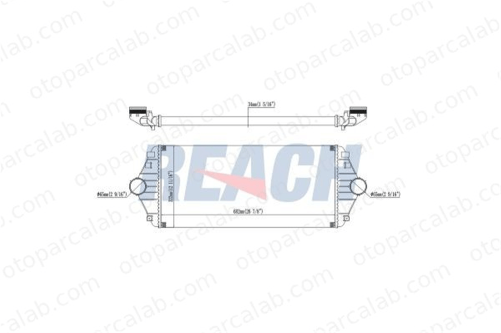 BSG 25-535-021 Turbo Radyatörü CITROËN EVASION MPV FIAT SCUDO Panelvan/Van 1472059080 14720590