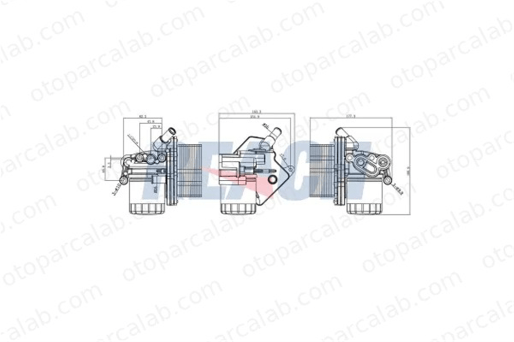 BSG 30-506-024 Motor Yağ Soğutucu FORD TRANSIT Minibüs/Otobüs TRANSIT Panelvan/Van 6C1Q6B624AC 1103Q1