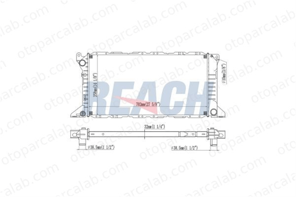 BSG 30-520-037 Su Radyatörü FORD KA 94VB8005DB 12117