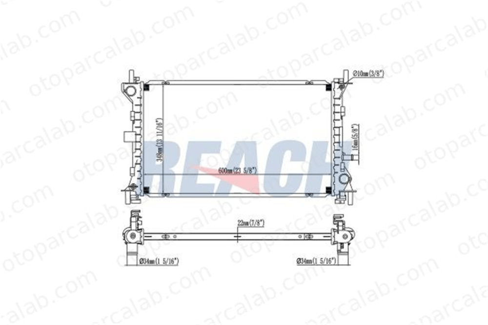 BSG 30-520-054 Su Radyatörü FORD FOCUS I FOCUS I Turnier 98AB8005DD 1061180