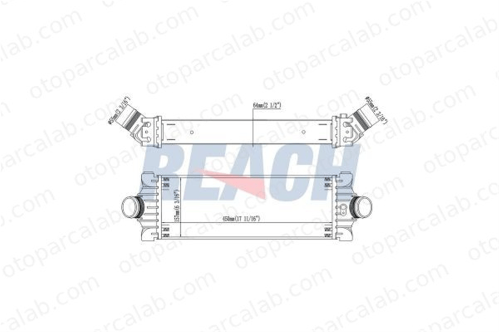 BSG 30-535-018 Turbo Radyatörü FORD TRANSIT Panelvan/Van TRANSIT Platform şasi CC119L440BF 1748579