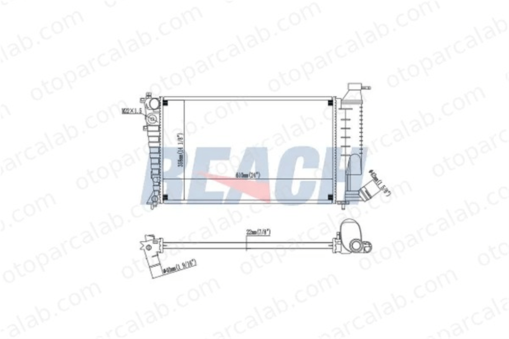 BSG 35-520-007 Su Radyatörü HONDA CIVIC VI Fastback CIVIC VI Aerodeck 133045 19010P01003