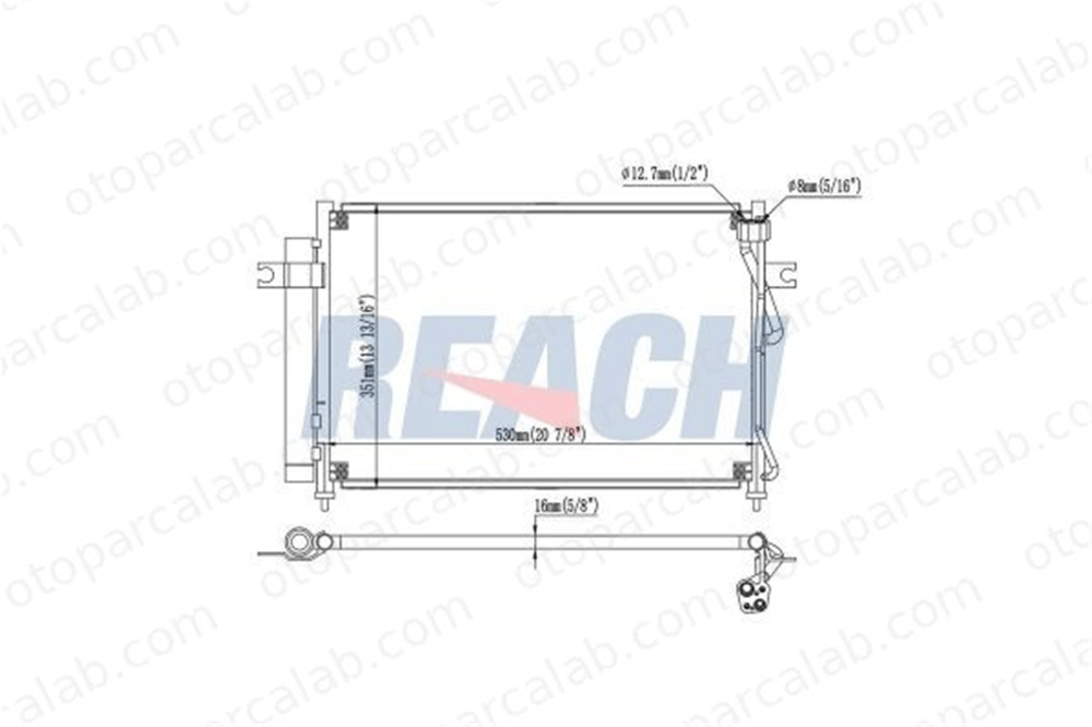 BSG 40-525-036 Klima Radyatörü HYUNDAI GETZ 976061C300