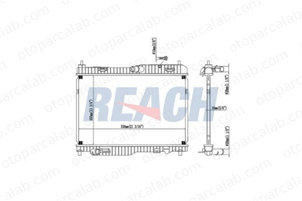 BSG 63-520-036 Su Radyatörü FORD FIESTA VI FIESTA VI Van 8V518005DG 8V518005DF