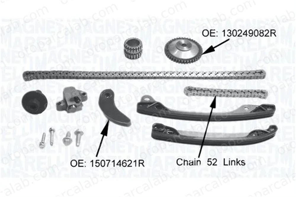 BSG 75-102-012 Triger Zincir Seti RENAULT TWINGO III CLIO IV 150718102R 130121KC0A