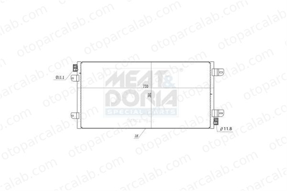 BSG 75-525-026 Klima Radyatörü OPEL MOVANO A Panelvan/Van MOVANO A Minibüs/Otobüs 7701057122 2765000QAN
