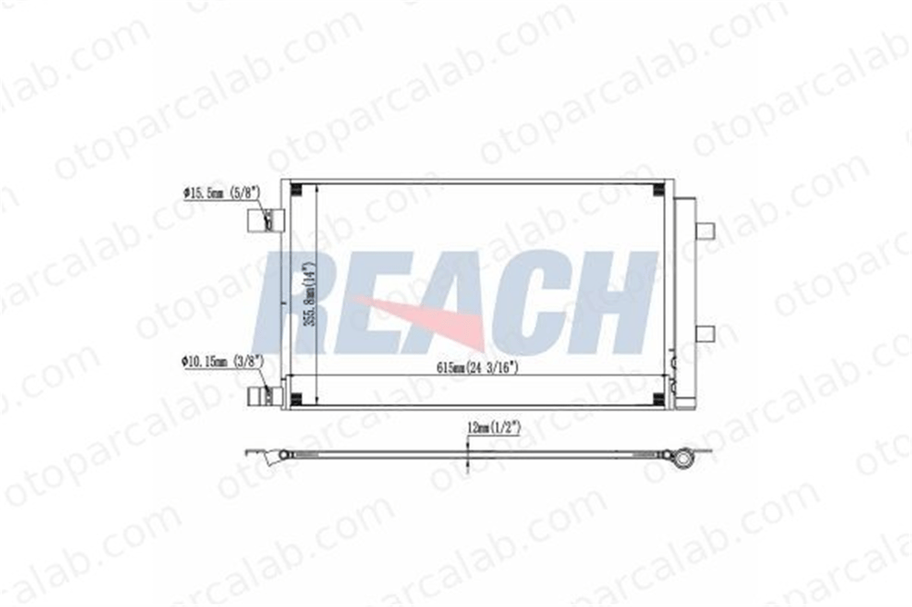 BSG 75-525-028 Klima Radyatörü NISSAN QASHQAI II SUV RENAULT TALISMAN 921004575R 9211000Q0C