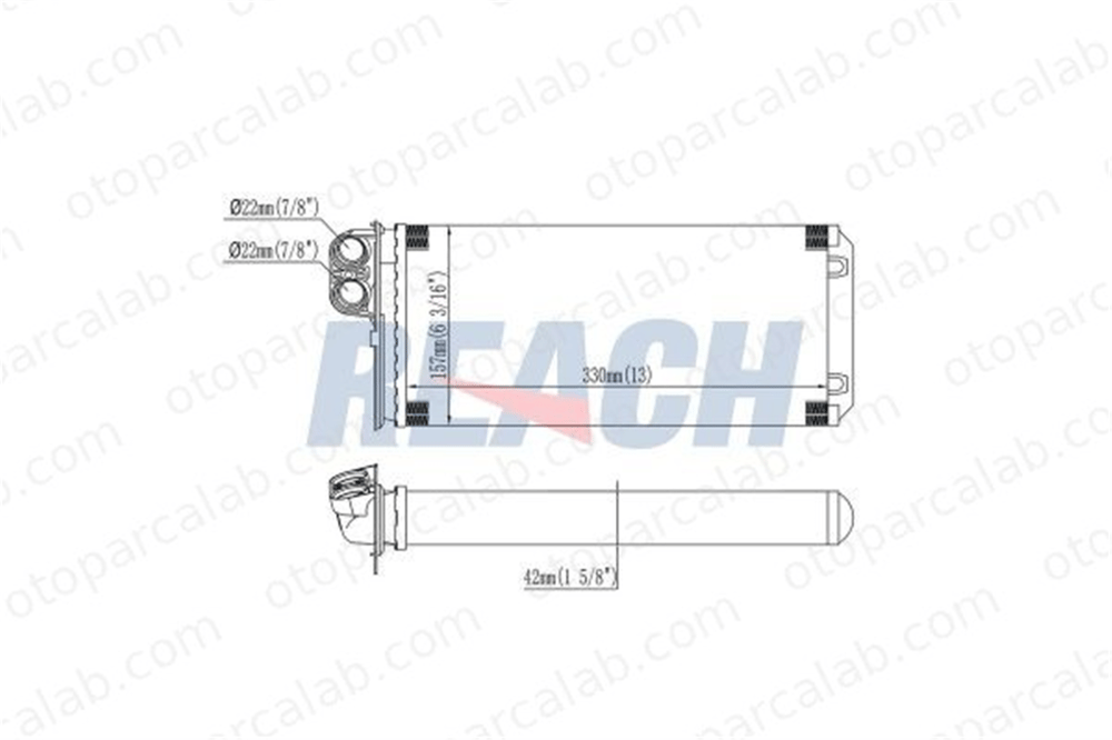 BSG 75-530-016 Kalorifer Radyatörü RENAULT TRUCKS MASCOTT Panelvan/Van RENAULT MASTER II Minibüs/Otobüs 7701205584 2711500QAC