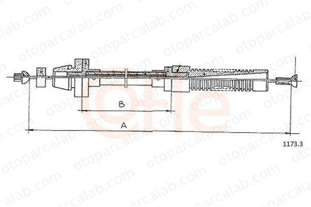 CAVO 1103 637 Gaz Teli CITROËN C25 Minibüs/Otobüs PEUGEOT J5 Minibüs/Otobüs 5929979 ZF5929979