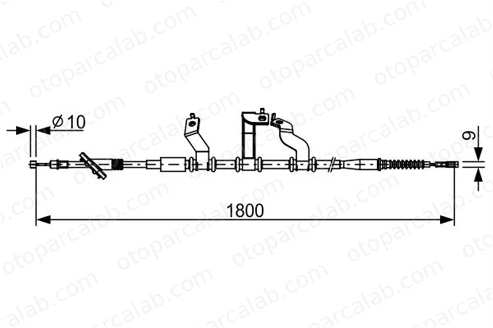 CAVO 2702 680 El Fren Teli Arka Sağ HYUNDAI TUCSON 597702E200 5,98E205