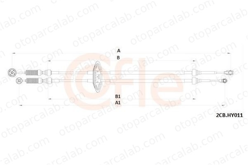 CAVO 2714 613 Vites Değiştirme Teli HYUNDAI GETZ 437941C000