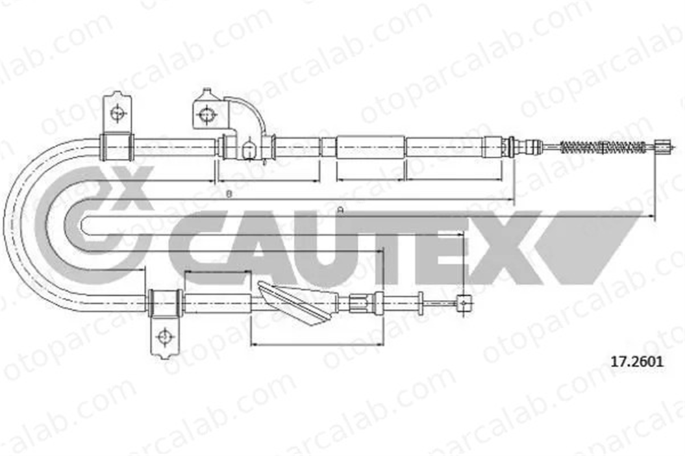 CAVO 4802 613 El Fren Teli Arka Sol SUBARU LEONE III Station wagon LEONE III 26051FC030