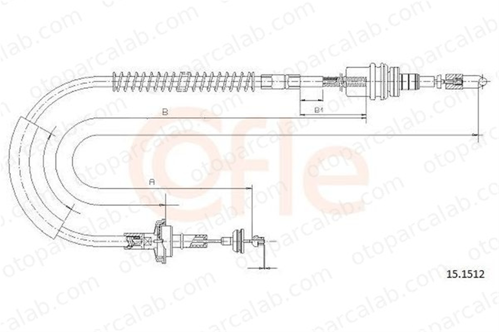 CAVO 7501 618 Debriyaj Teli ROVER 200 I Sedan CDU2395EVA