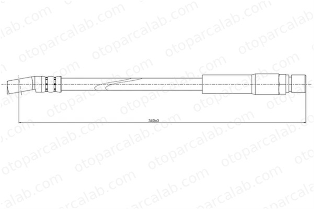 CAVO C800 126B Fren Hortumu Ön Sağ veya Sol OPEL KADETT E Hatchback KADETT E Station wagon 90147349 562325