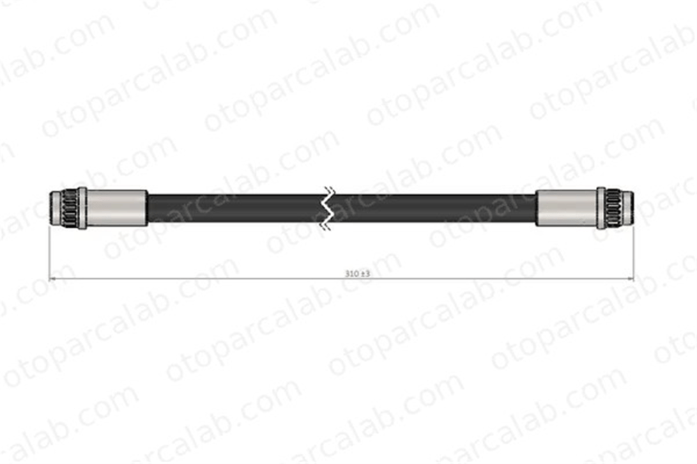 CAVO C800 178A Fren Hortumu Arka Sağ veya Sol RENAULT 21 Sedan SUPER 5 6001547820 7704003905