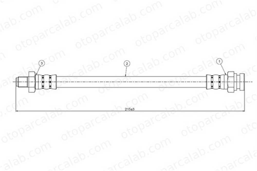 CAVO C800 332A Fren Hortumu Ön Sağ veya Sol HYUNDAI SONATA II LANTRA I 5873128000 5873121020