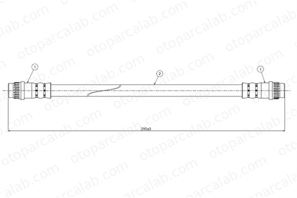 CAVO C800 534A Fren Hortumu Arka Sağ veya Sol RENAULT MEGANE I MEGANE I Classic 7700834863 8200052863