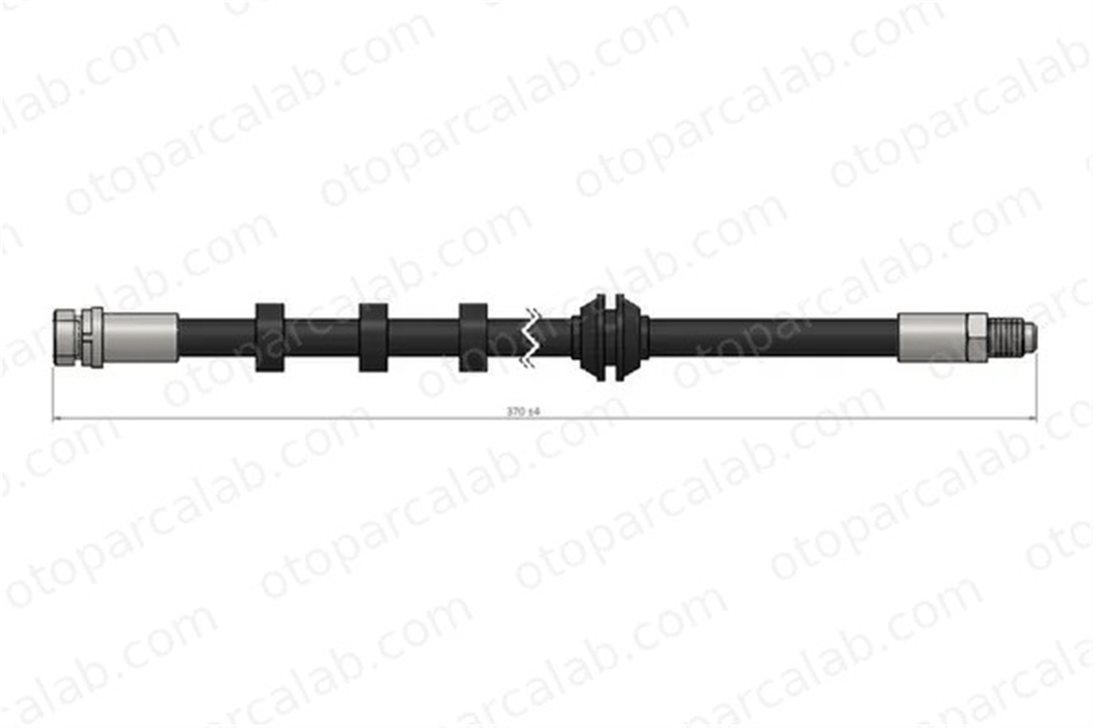 CAVO C800 562A Fren Hortumu Ön Sağ veya Sol FORD FOCUS I FOCUS I Turnier 1068964
