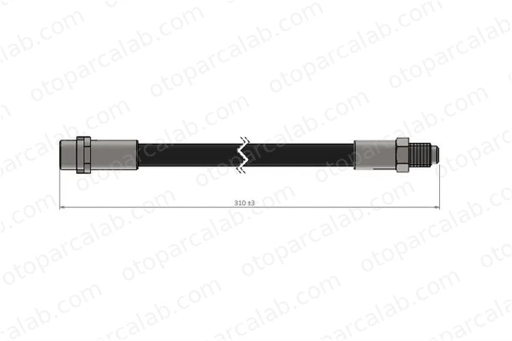 CAVO C800 739A Fren Hortumu Arka Sağ veya Sol MERCEDES-BENZ C-SERISI C-SERISI T-Model 1256280135 1241280135