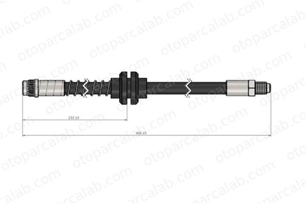 CAVO C800 925A Fren Hortumu Ön Sağ veya Sol RENAULT MEGANE II MEGANE II Station wagon 8200234737 8200333851