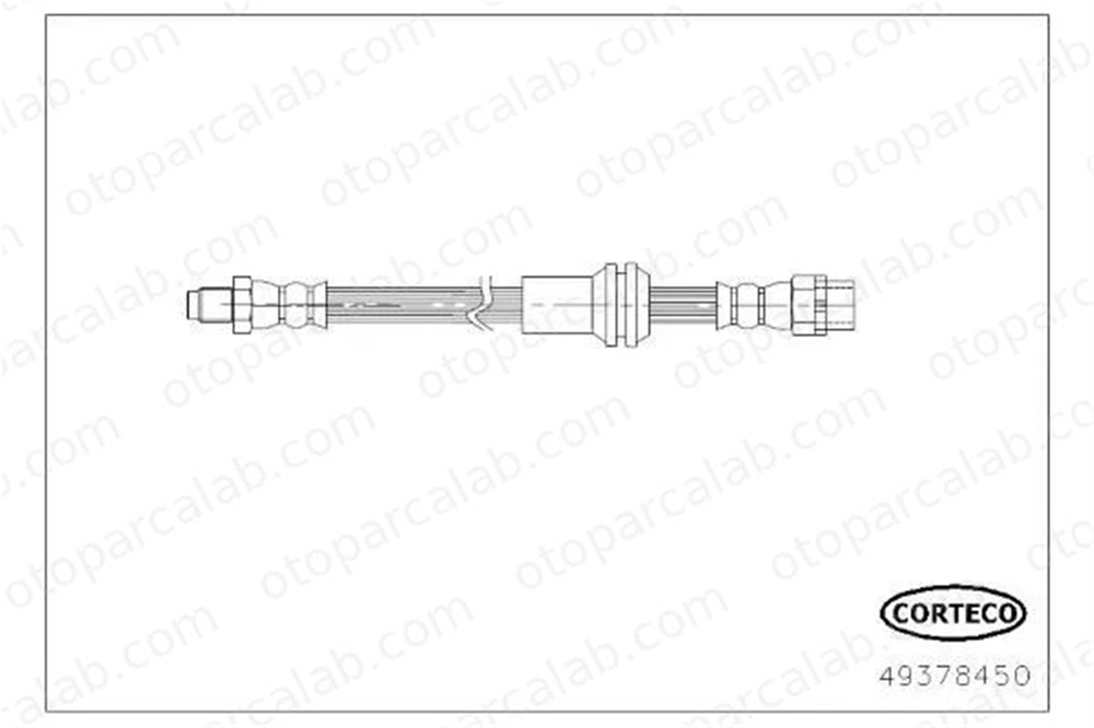 CAVO C900 408A Fren Hortumu Arka Sağ veya Sol MINI MINI MINI CLUBMAN 34306788443 34306772556
