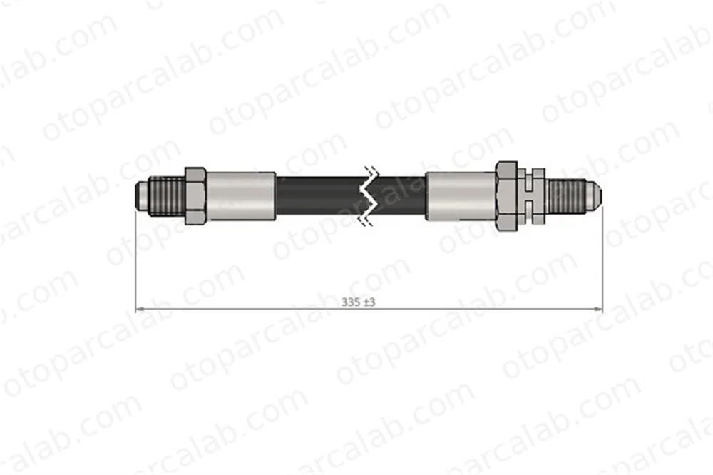 CAVO C900 469A Fren Hortumu Arka Sağ veya Sol FORD FIESTA Kasa/büyük limuzin COURIER Pick-up 1018615 92FB2282AE