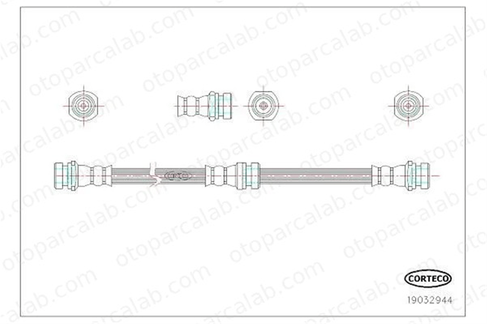 CAVO C900 606A Fren Hortumu Arka Sağ veya Sol SUZUKI SWIFT II Hatchback SUBARU JUSTY II 5159063B00