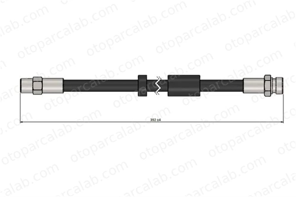 CAVO C900 648A Fren Hortumu Arka Sağ veya Sol FORD GALAXY I 7335770 95VW2282AD