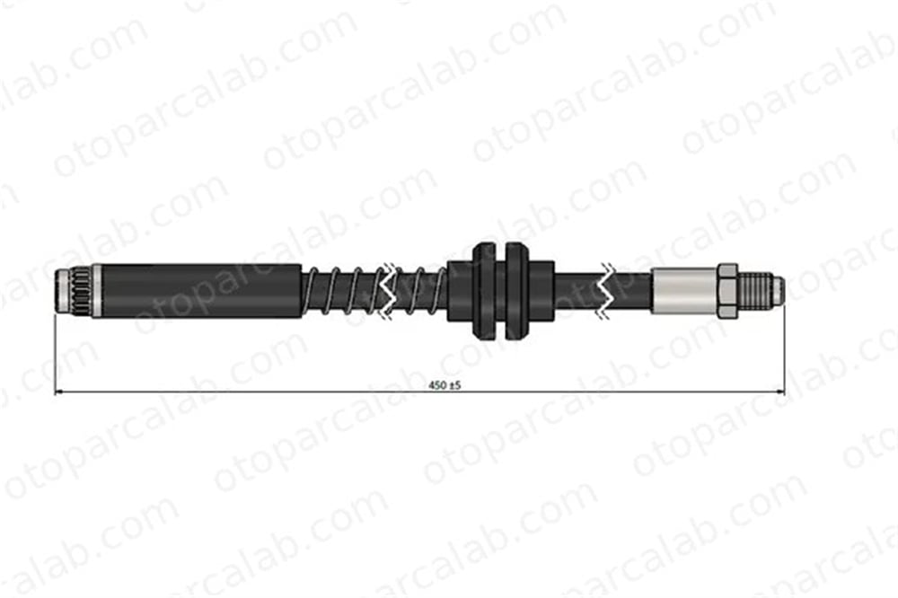 CAVO C900 699A Fren Hortumu Ön Sağ veya Sol FIAT ULYSSE CITROËN EVASION MPV 460682 480682