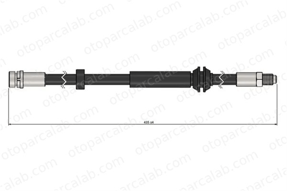 CAVO C900 739A Fren Hortumu Arka Sağ veya Sol FORD FOCUS I FOCUS I Turnier 1138461 1148270