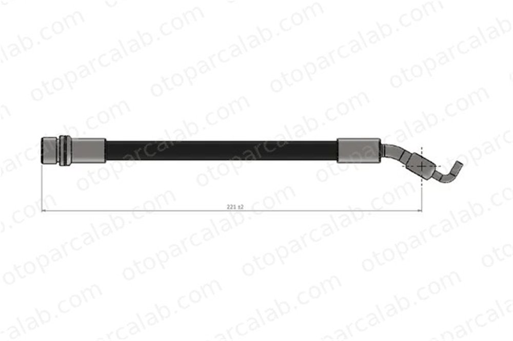CAVO C900 960A Fren Hortumu Arka Sağ veya Sol TOYOTA AURIS 9094702E30